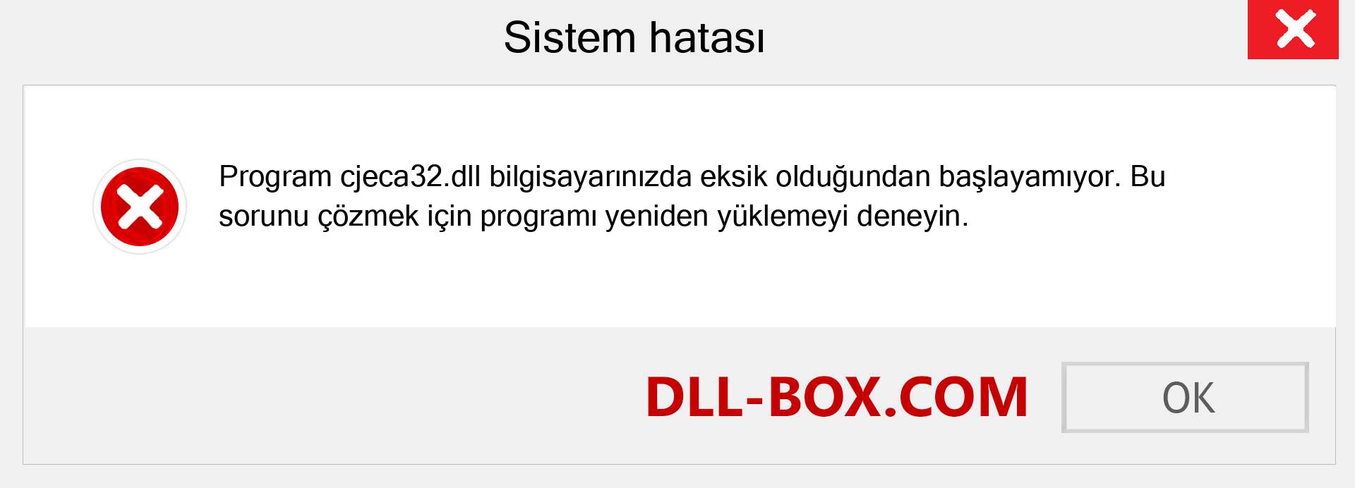 cjeca32.dll dosyası eksik mi? Windows 7, 8, 10 için İndirin - Windows'ta cjeca32 dll Eksik Hatasını Düzeltin, fotoğraflar, resimler